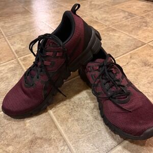 ASICS Gel-Quantum 90 Mens Running Shoes Burgundy Black 1021A123 Size 11